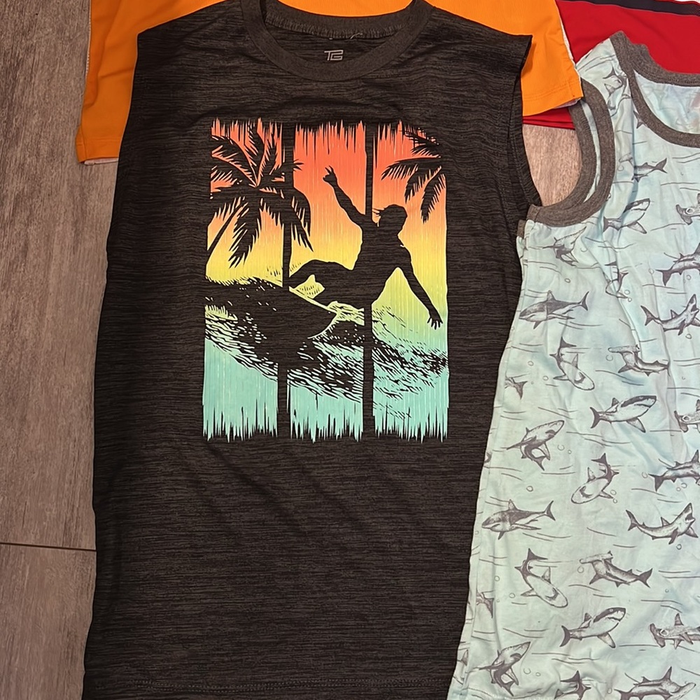 Bundle of 7❗️Sleeveless Shirts- Size 14/16 - Picture 2 of 14